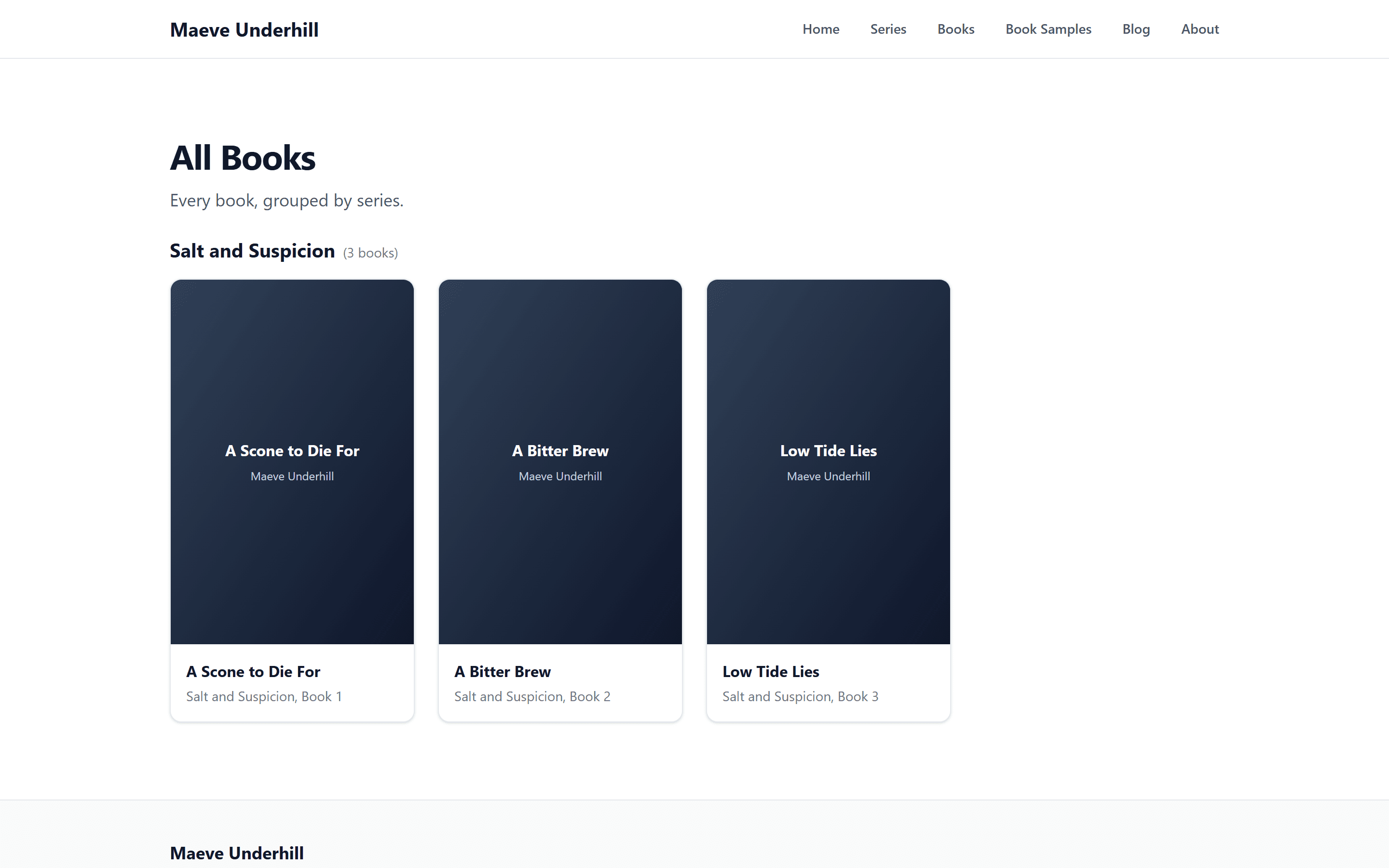 All-books index page